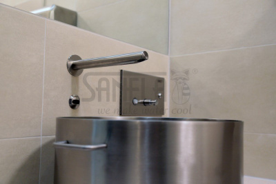 Настенный бесконтактный кран SLU 39BX арт: 03393 Sanela Чехия (фото, схема)