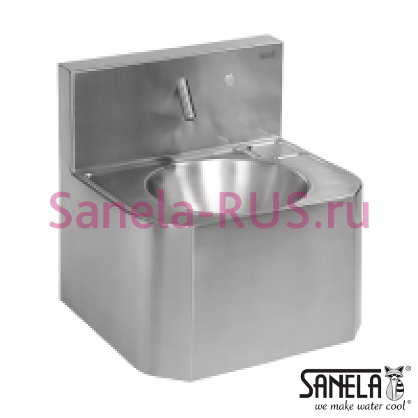 Антивандальная раковина с сенсорным краном пьезо SLUN 71PB