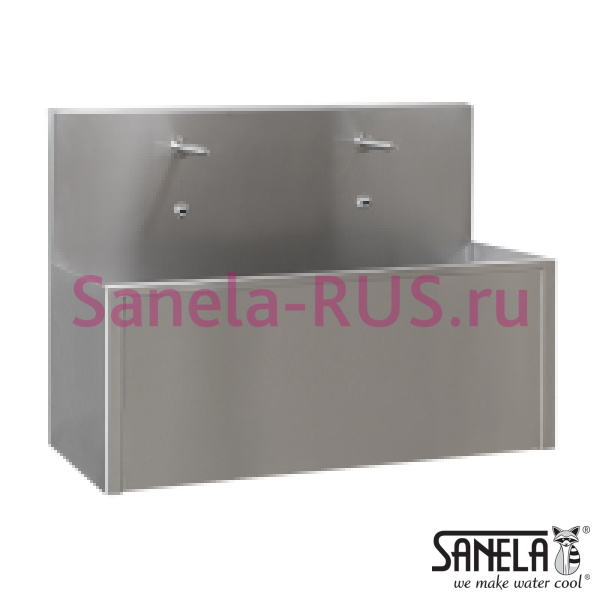 Нержавеющая мойка коллективная 1250мм SLUN 80EA