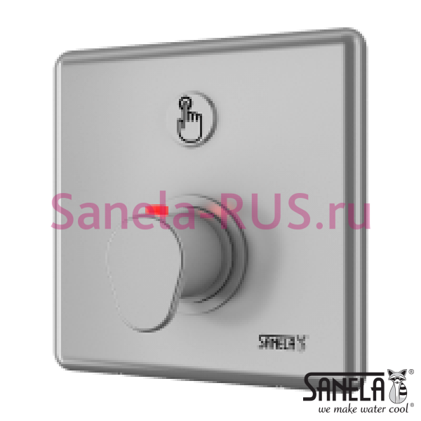 Управление душем пьезо кнопкой с термостатическим смесителем SLZA 20PT