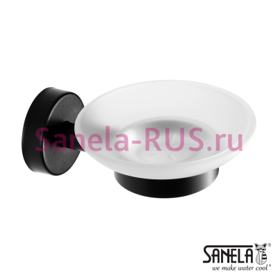 Нержавеющая мыльница со стеклом SLZD 13N арт: 62131 Sanela Чехия (фото, схема)