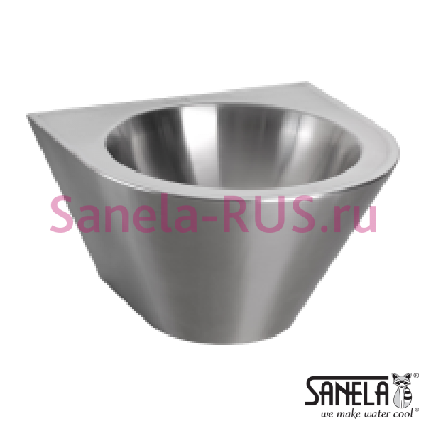 Нержавеющая конусная раковина 320мм SLUN 22M