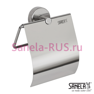 Нержавеющий держатель туалетной бумаги SLZN 09 арт: 95090 Sanela Чехия (фото, схема)