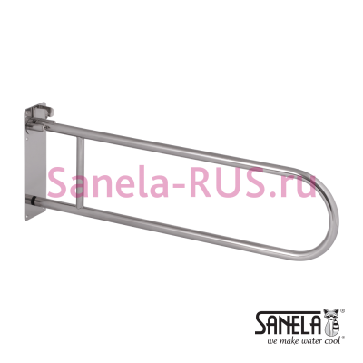 Нержавеющий откидной поручень SLZM 03SDX арт: 49037 Sanela Чехия (фото, схема)