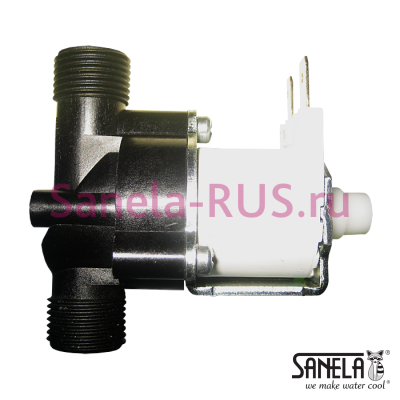 Электромагнитный бистабильный клапан RPE (Serie R) 6В 3/8" VE-RPE4115NB Sanela Чехия (фото, схема)