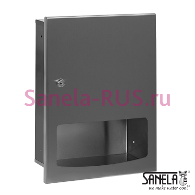 Нержавеющий держатель бумажных полотенец SLZN 56Z арт: 95561 Sanela Чехия (фото, схема)